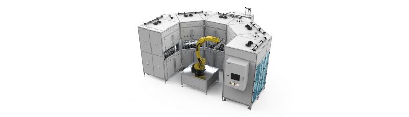 Automatic assembly line for hemodialyzer--- Part A