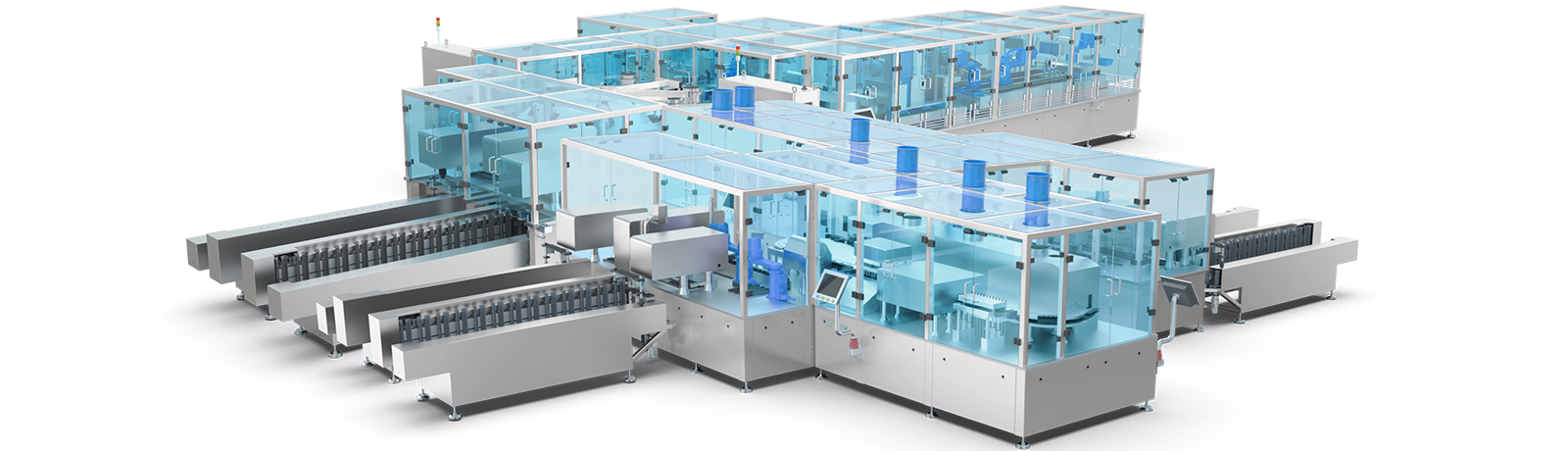Automatic assembly machine for pre-filled syringe
